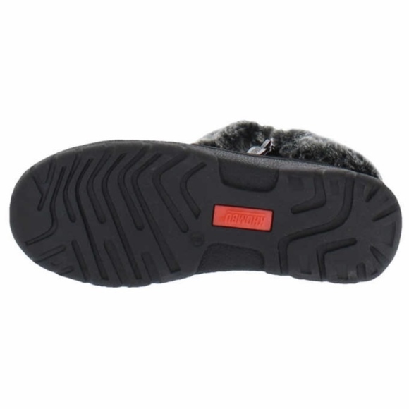 🔥 NIB Khombu Jessica Fur Short Suede Boots Black - Picture 5 of 7